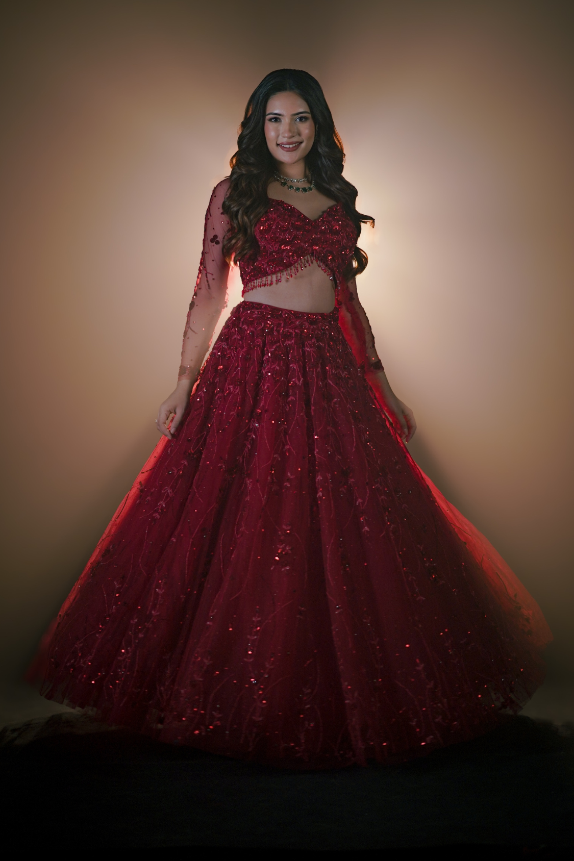 FREYA LEHENGA- RED