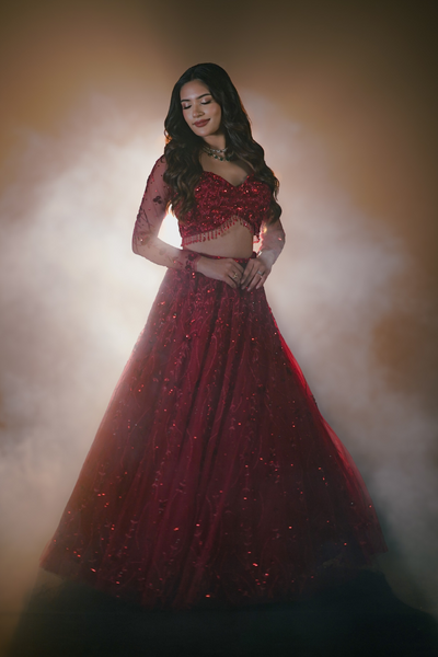 FREYA LEHENGA- RED