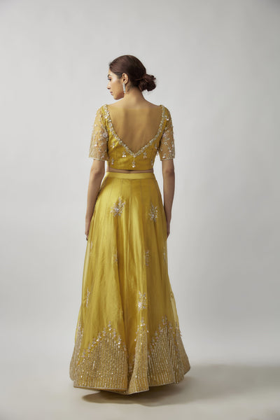 MEHR LEHENGA - YELLOW