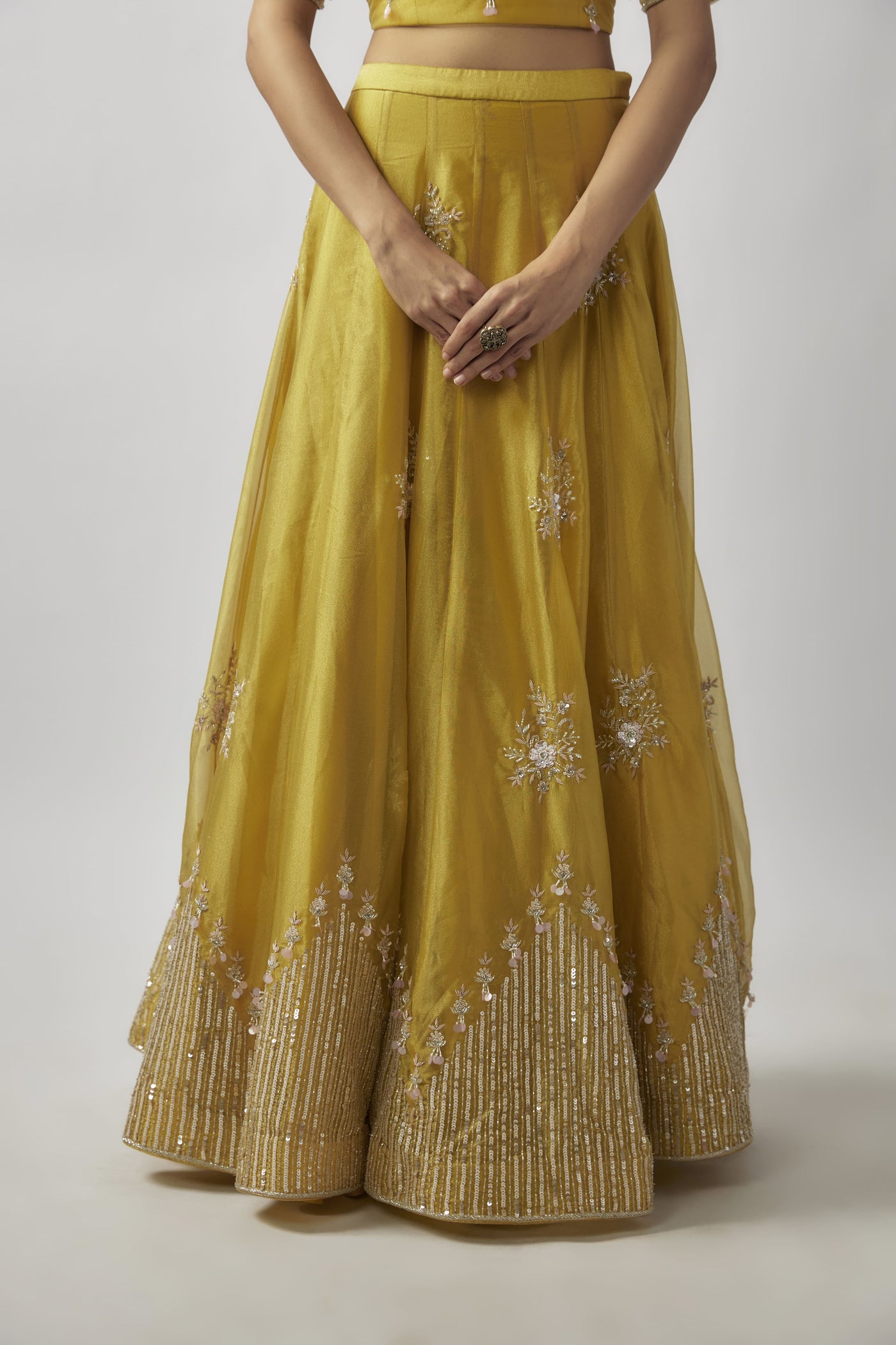 MEHR LEHENGA - YELLOW