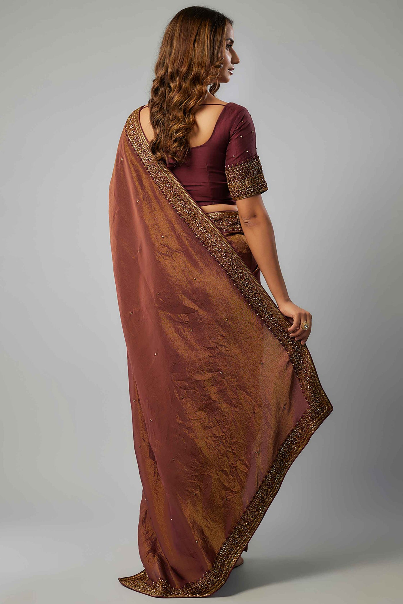 MAYURA SAREE- MAROON