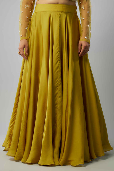 DAZZLE LEHENGA- YELLOW