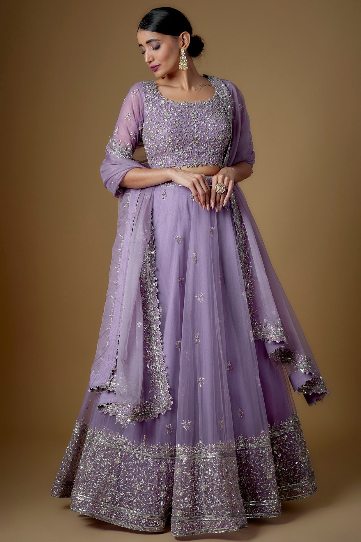 ROOYI LEHENGA - LAVENDER – Fatiz