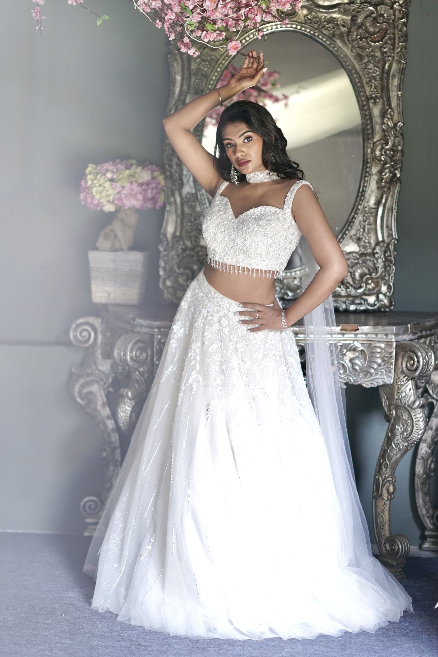 NOVA LEHENGA - WHITE