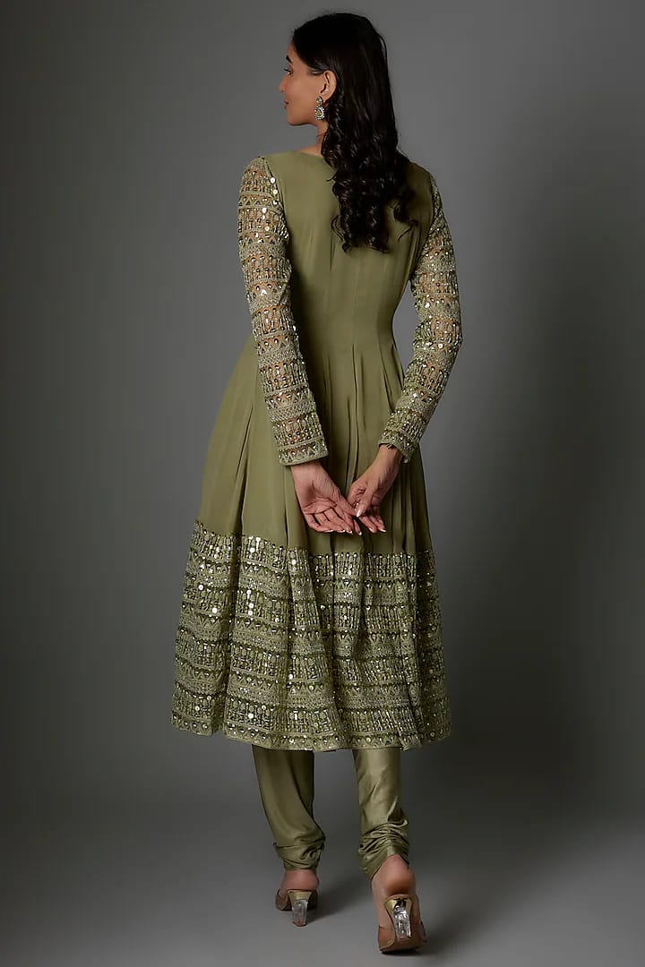 MEIRA ANARKALI - SAGE GREEN