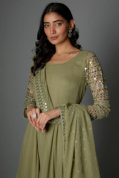 MEIRA ANARKALI - SAGE GREEN