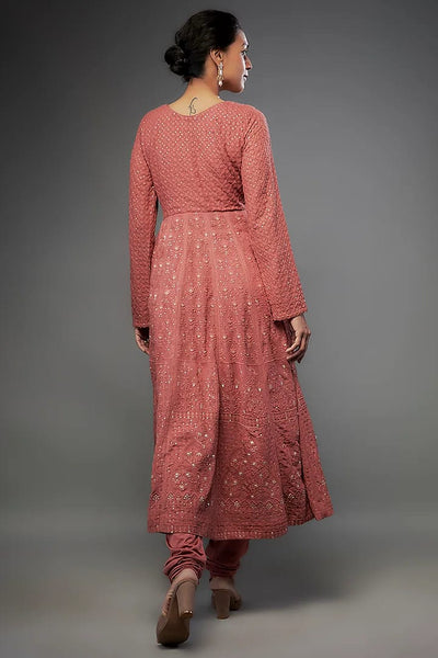 ZAHRA ANARKALI - SALMON PINK