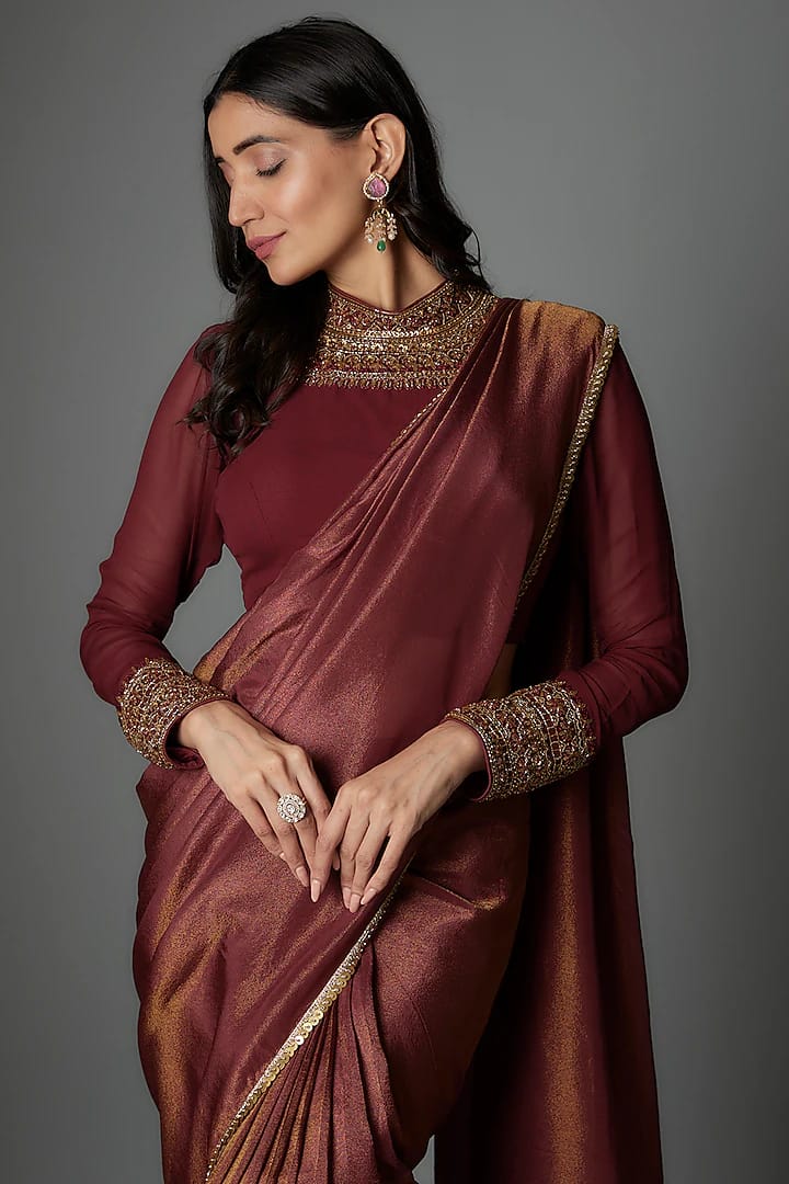 AMRUTHA SAREE - MAROON