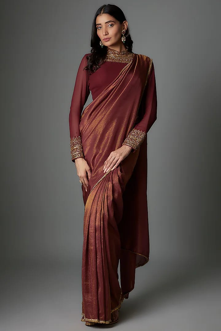 AMRUTHA SAREE - MAROON