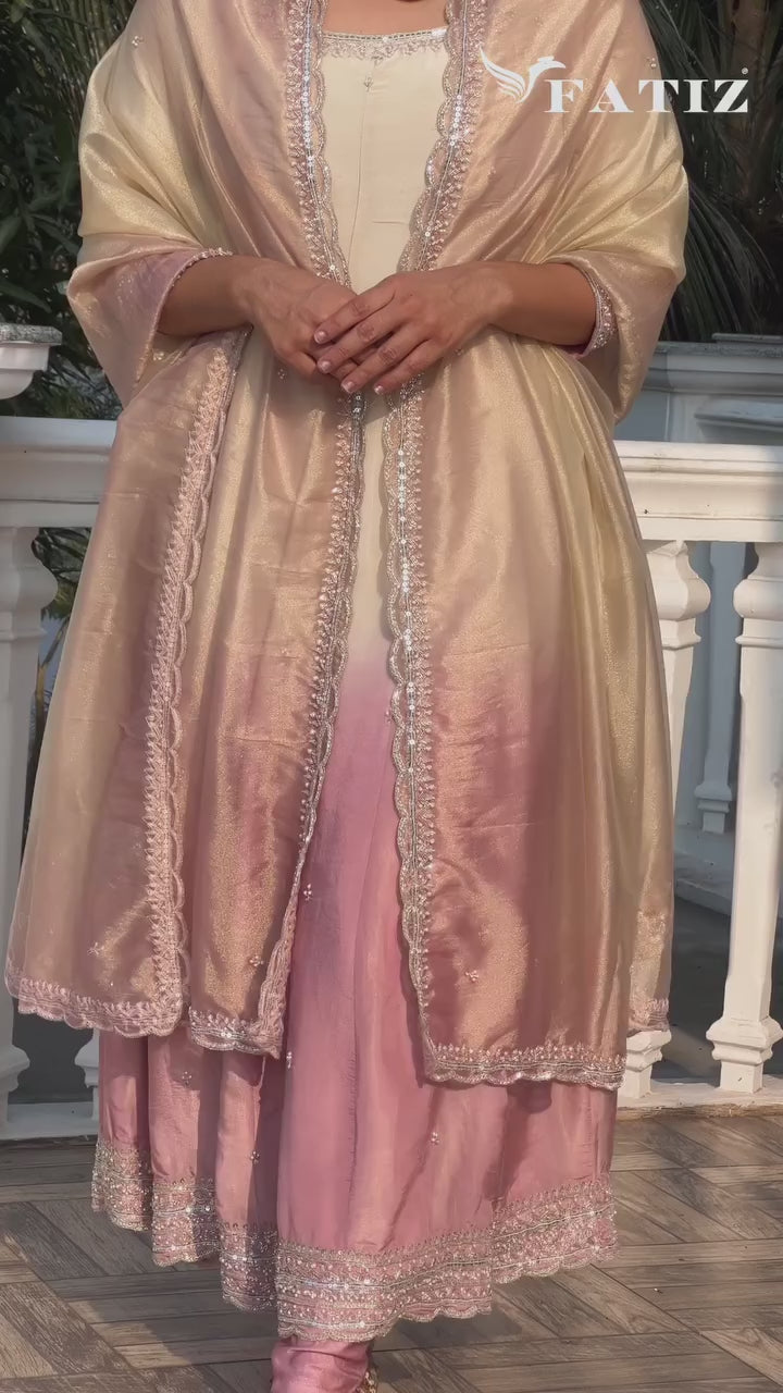 ZEAL ANARKALI - BLUSH PINK